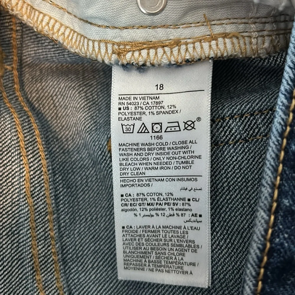 Plus - Old Navy Blue Denim Shorts - 18 - Picture 10 of 10
